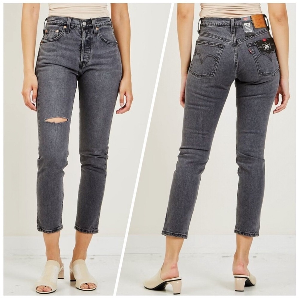 Levi's 501 destroyed jeans NWOT